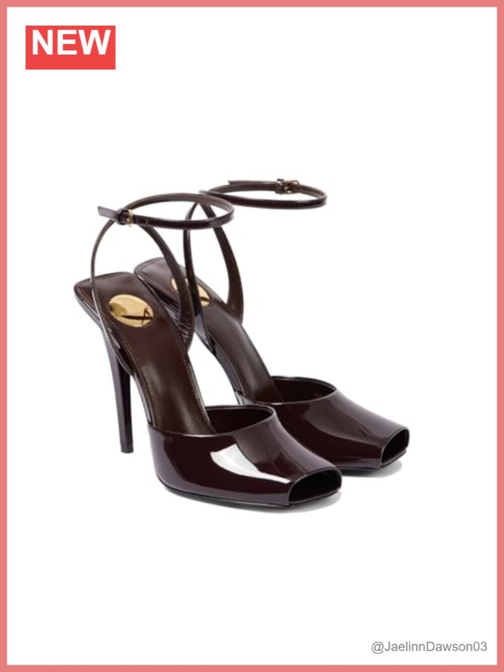 Women's Leather Ankle Strap Stiletto Heel Sandals Peep Toe Buckle Party Shoes
